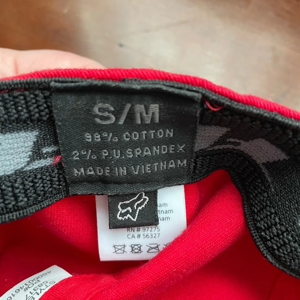 Honda Fox Racing Red Cap with Black Logo - Picture 4 of 5